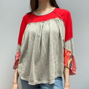 Free People Patchwork Top